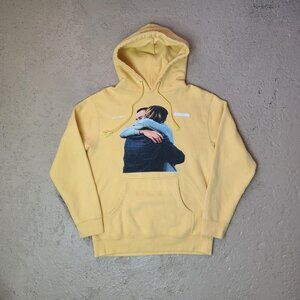 'Brockhampton' ginger album merch soft-yellow hoodie pullover sweatshirt men's M